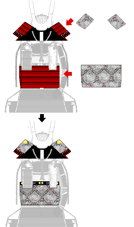 甲冑デジタルイラスト